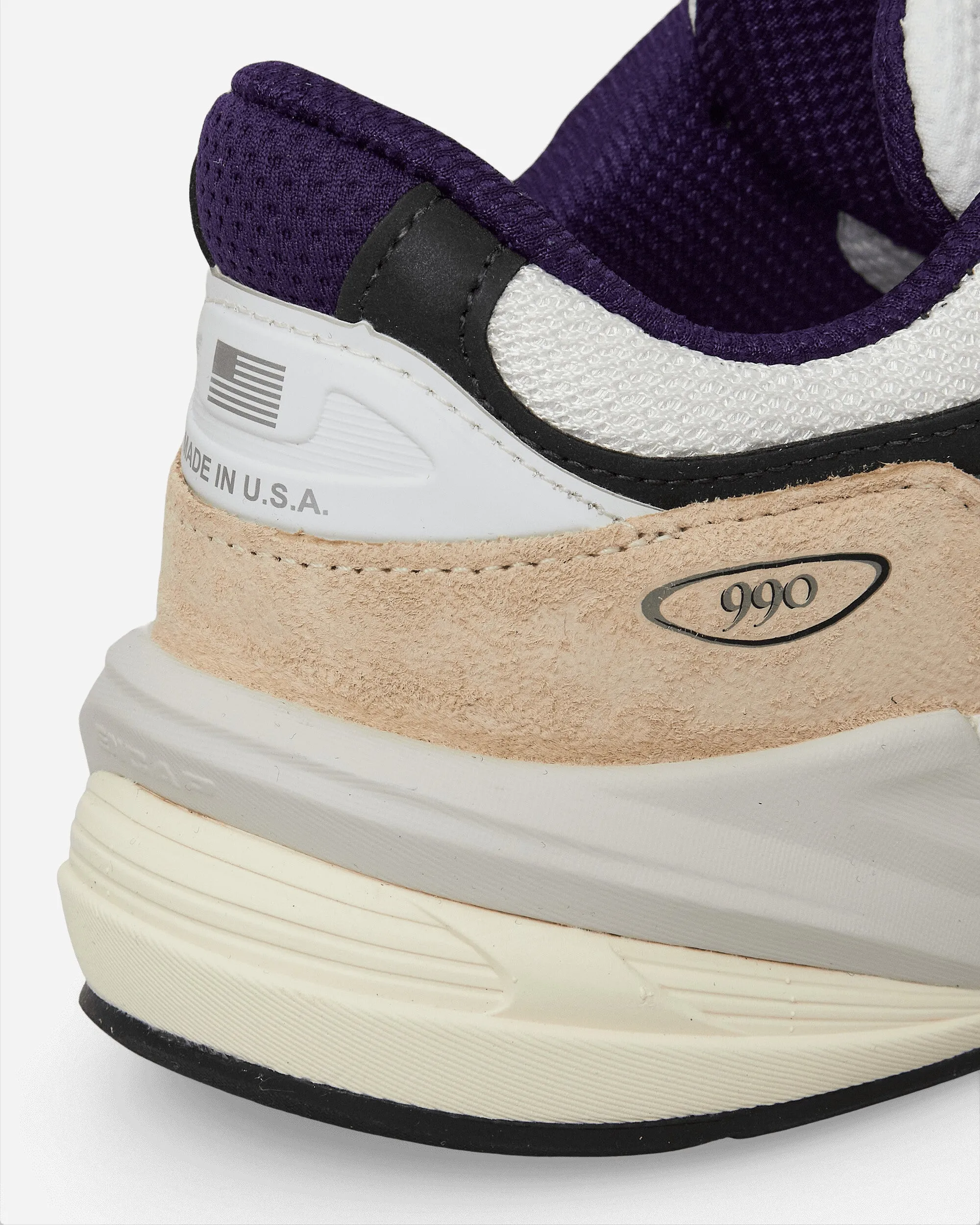 Made in USA 990v6 Sneakers White / Black Plum / Phantom