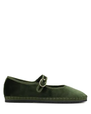 Mel Khaki Velvet