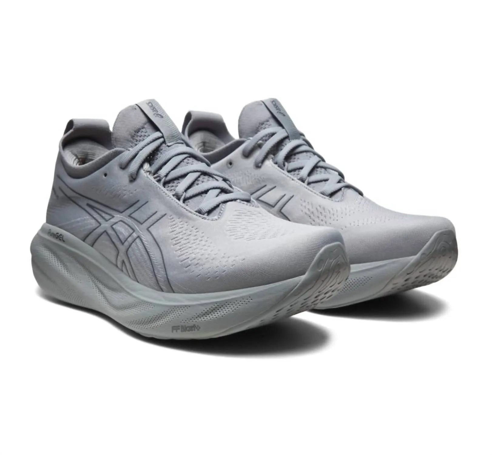 Men's Gel Nimbus 25 Running Shoes In Sheetrock/carrier Grey