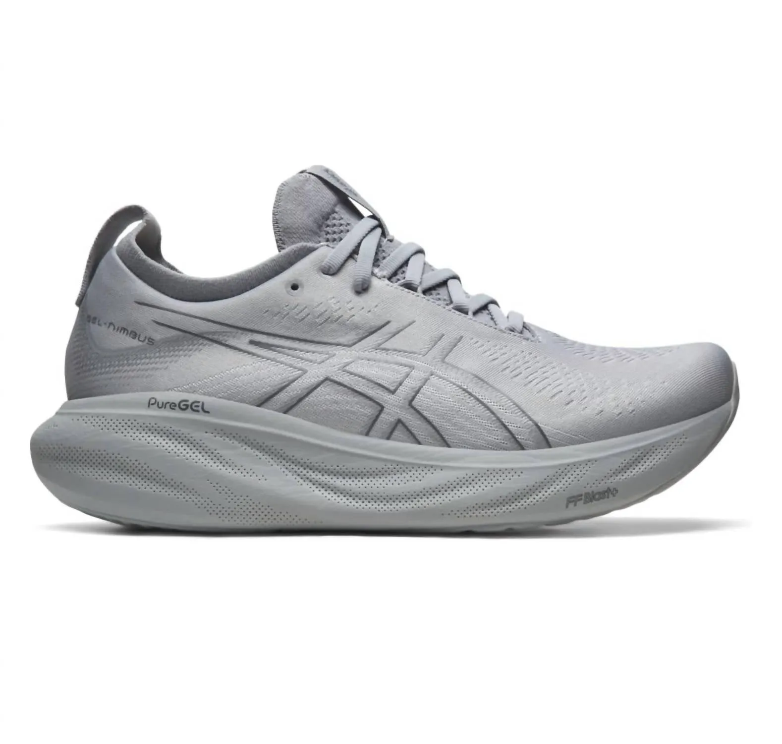 Men's Gel Nimbus 25 Running Shoes In Sheetrock/carrier Grey