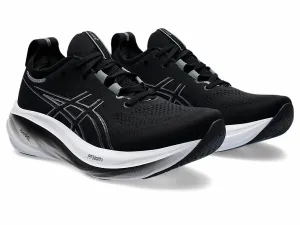 Men's Gel Nimbus 26 Running Shoes In Black/graphite Grey