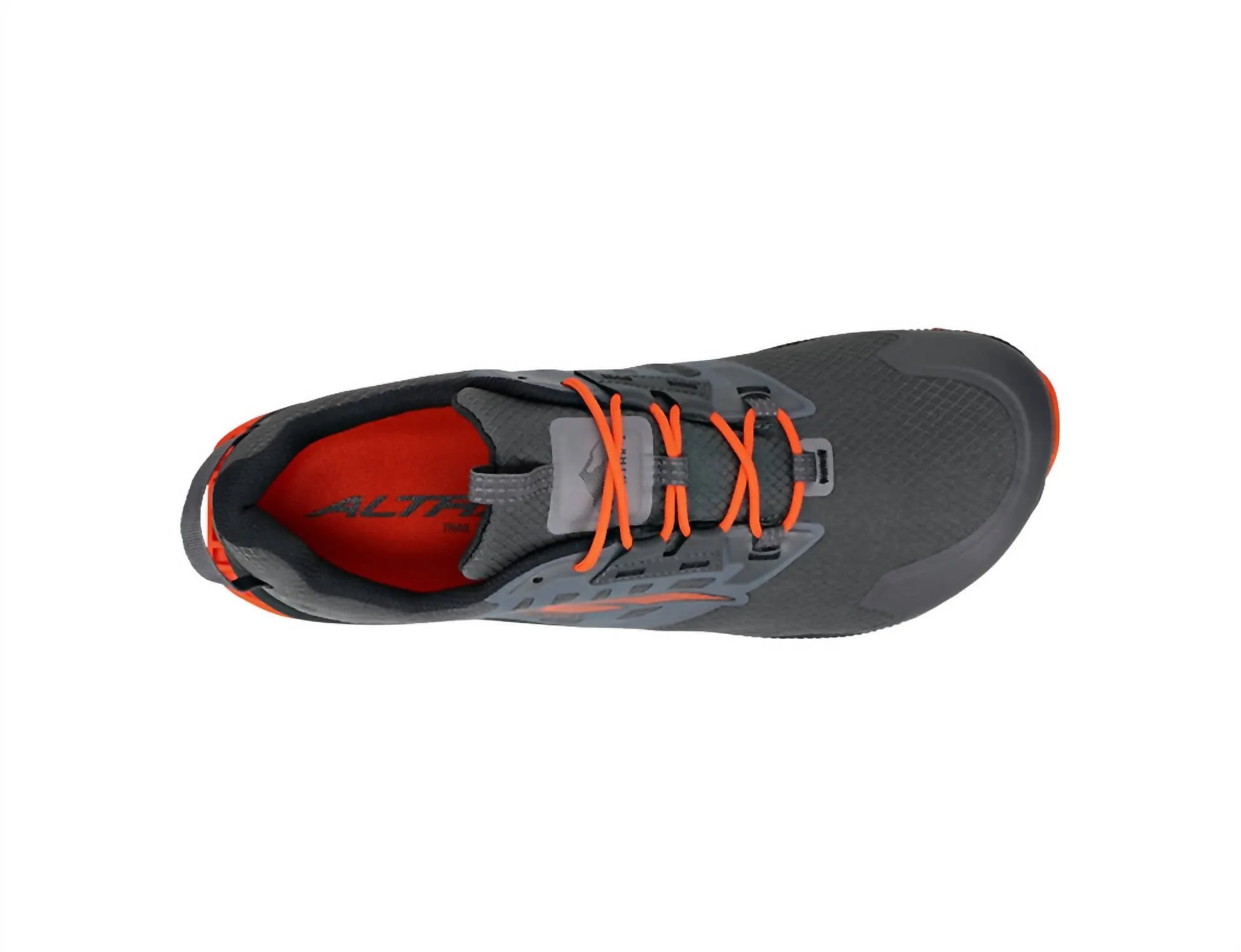 Men's Lone Peak All-Weather Low 2 Trail Shoes In Grey/orange