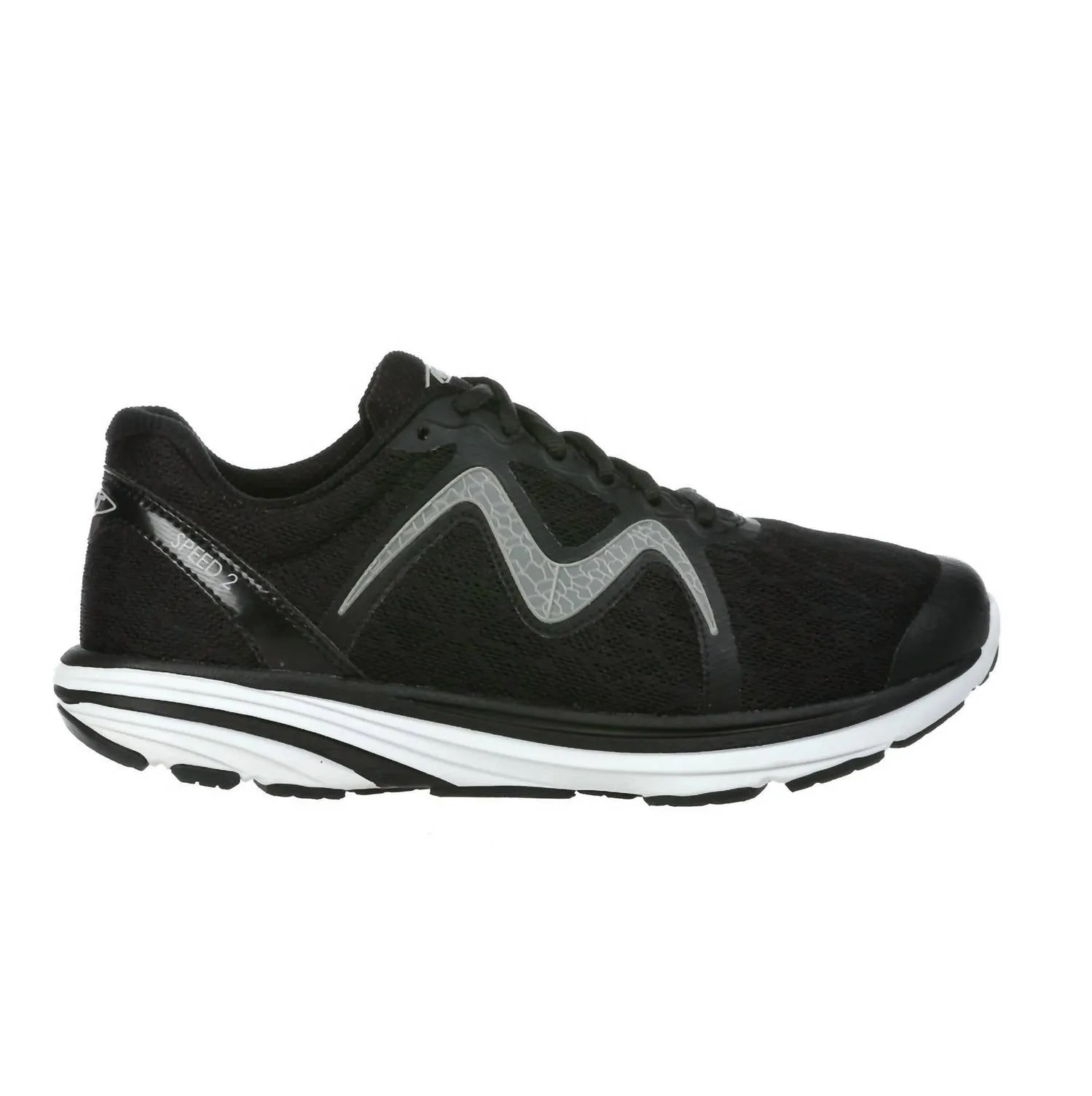 Men's Speed 2 Running Shoes In Black/grey