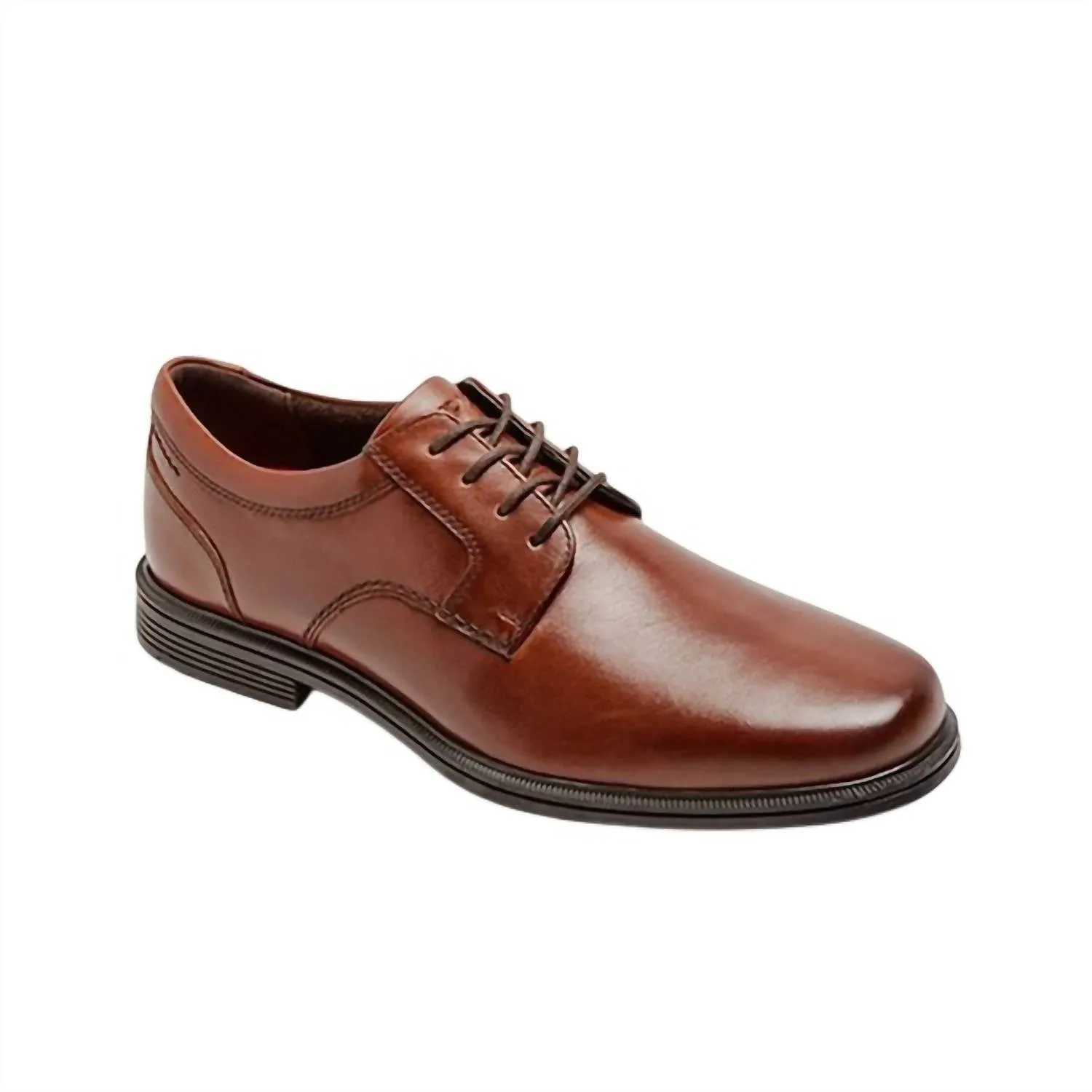Men's Taylor Plain Toe Derby Shoes In Tan