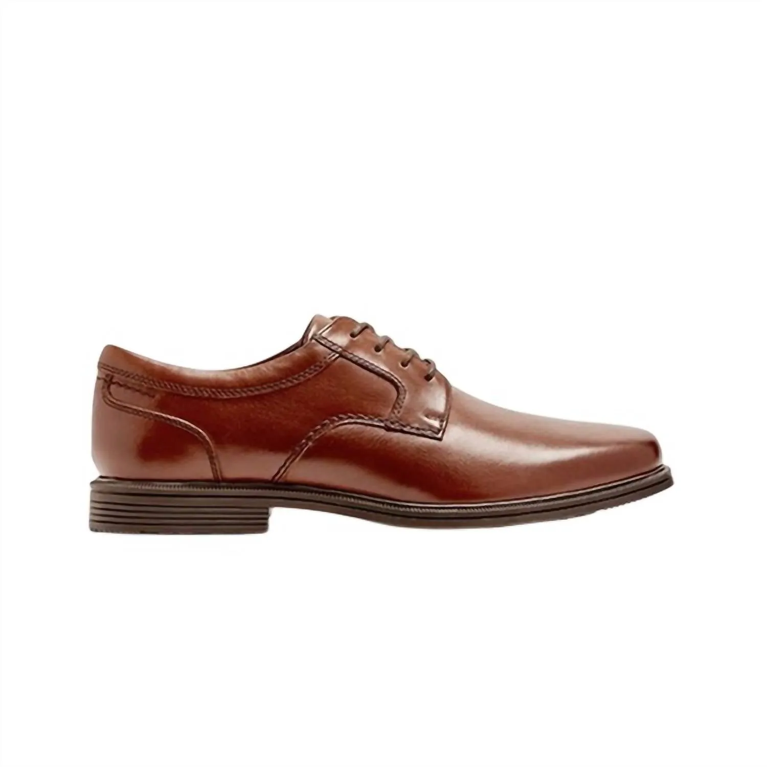 Men's Taylor Plain Toe Derby Shoes In Tan
