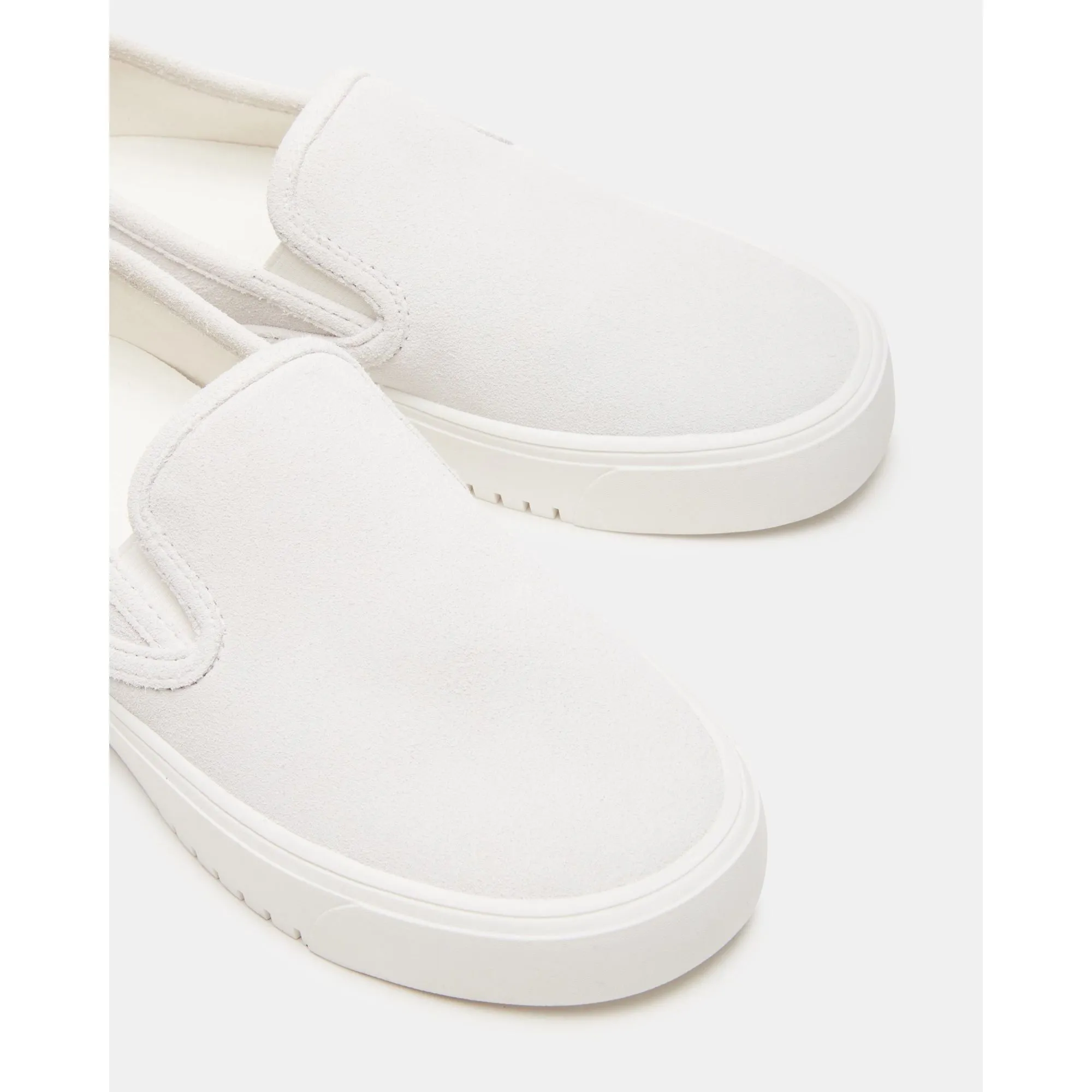 Murphy White Suede