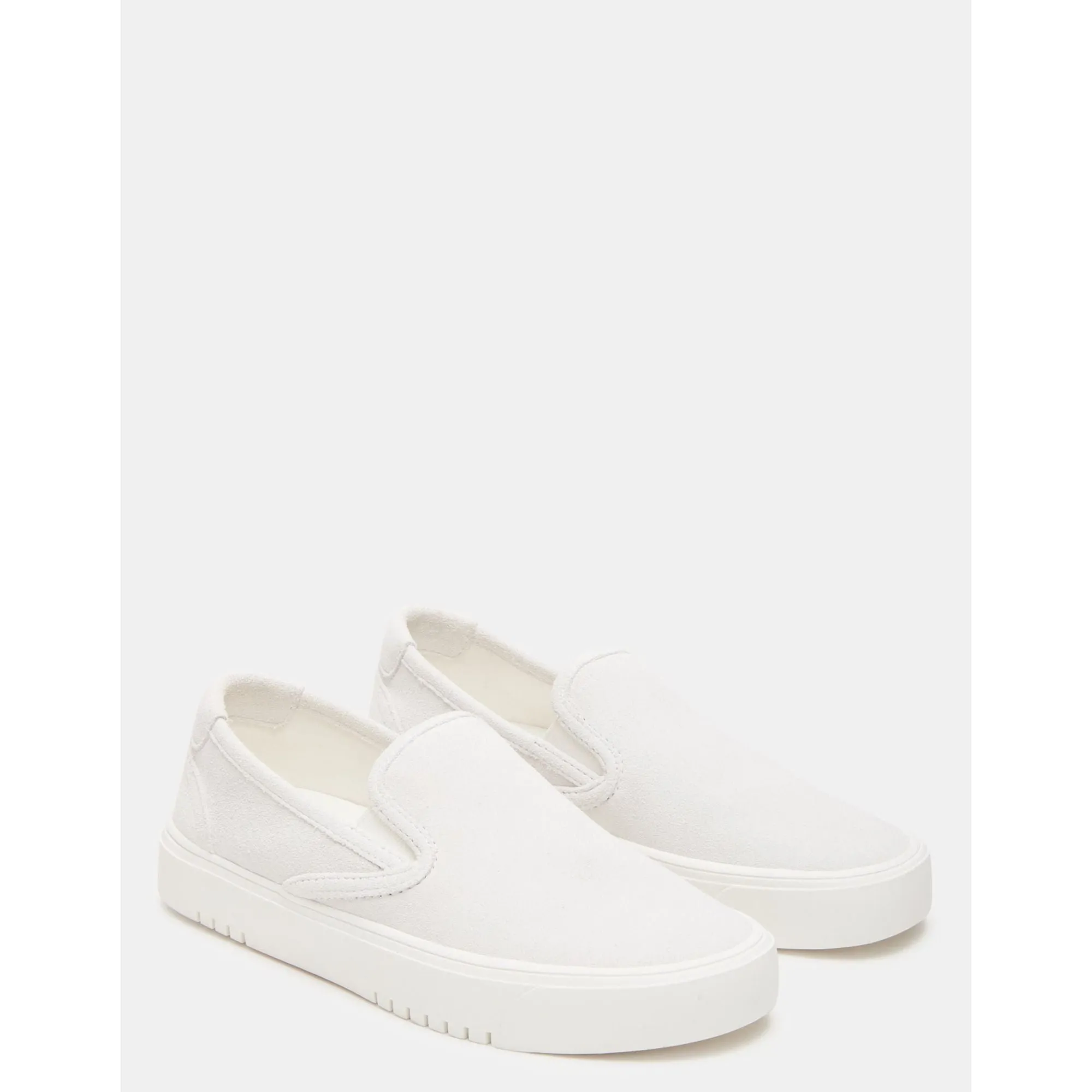 Murphy White Suede