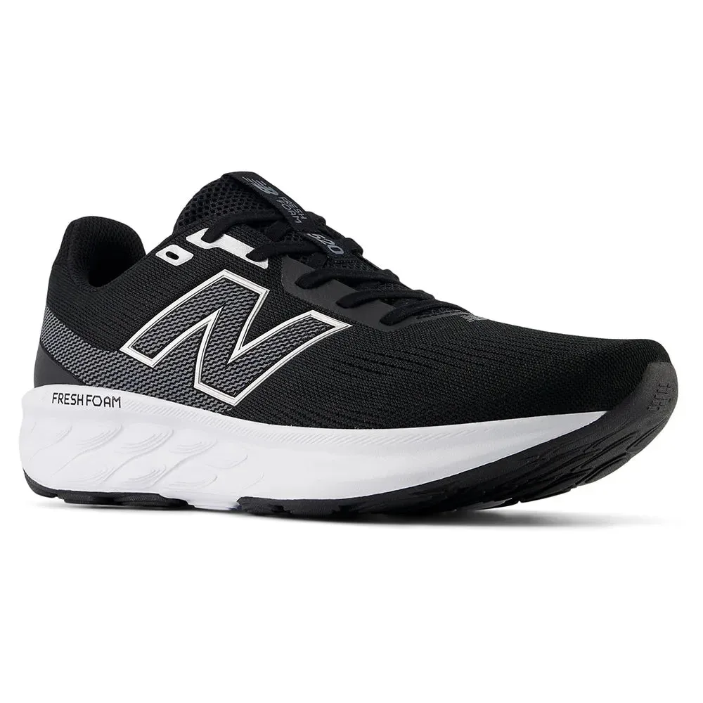 NEW BALANCE MEN'S 520 V 9 BLACK/WHITE RUNNING SHOES