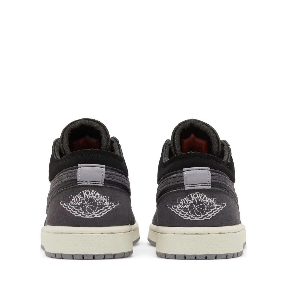 NIKE AIR JORDAN1 LOW SE CRAFT INSIDE OUT PHANTOM BLACK