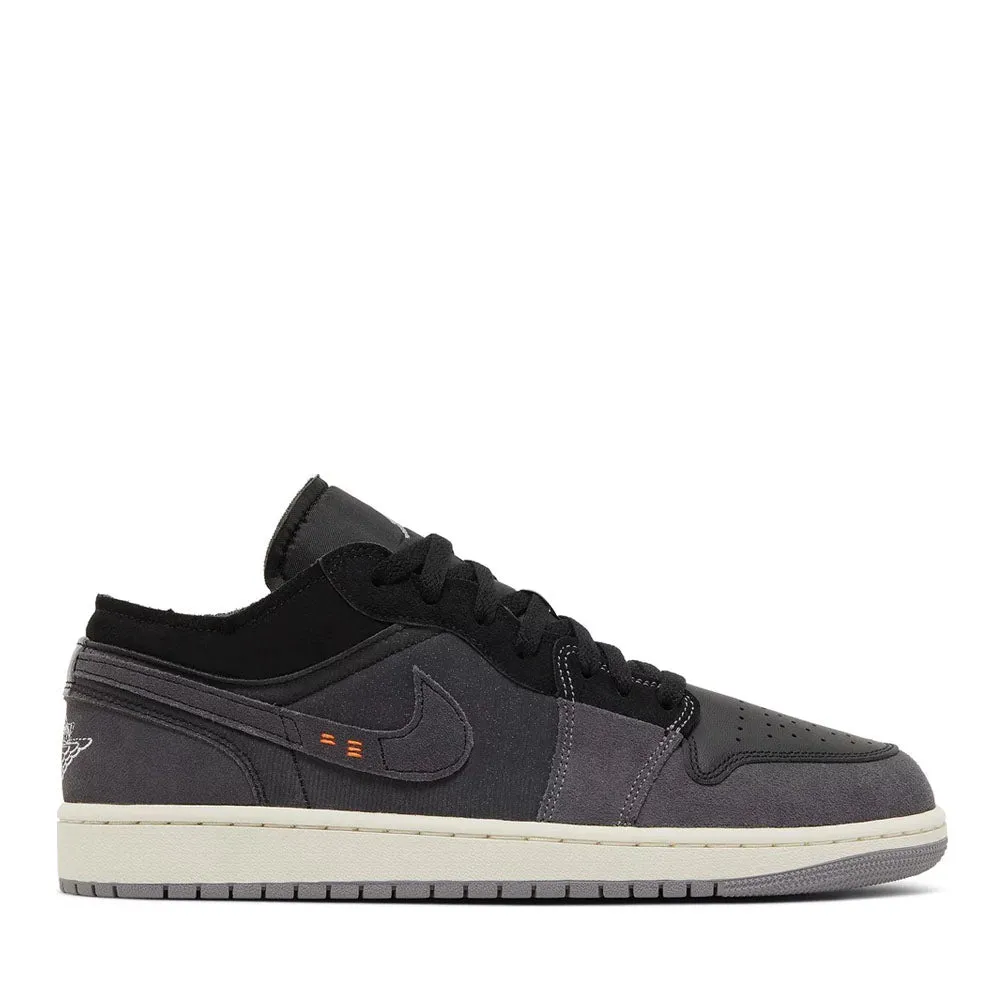 NIKE AIR JORDAN1 LOW SE CRAFT INSIDE OUT PHANTOM BLACK