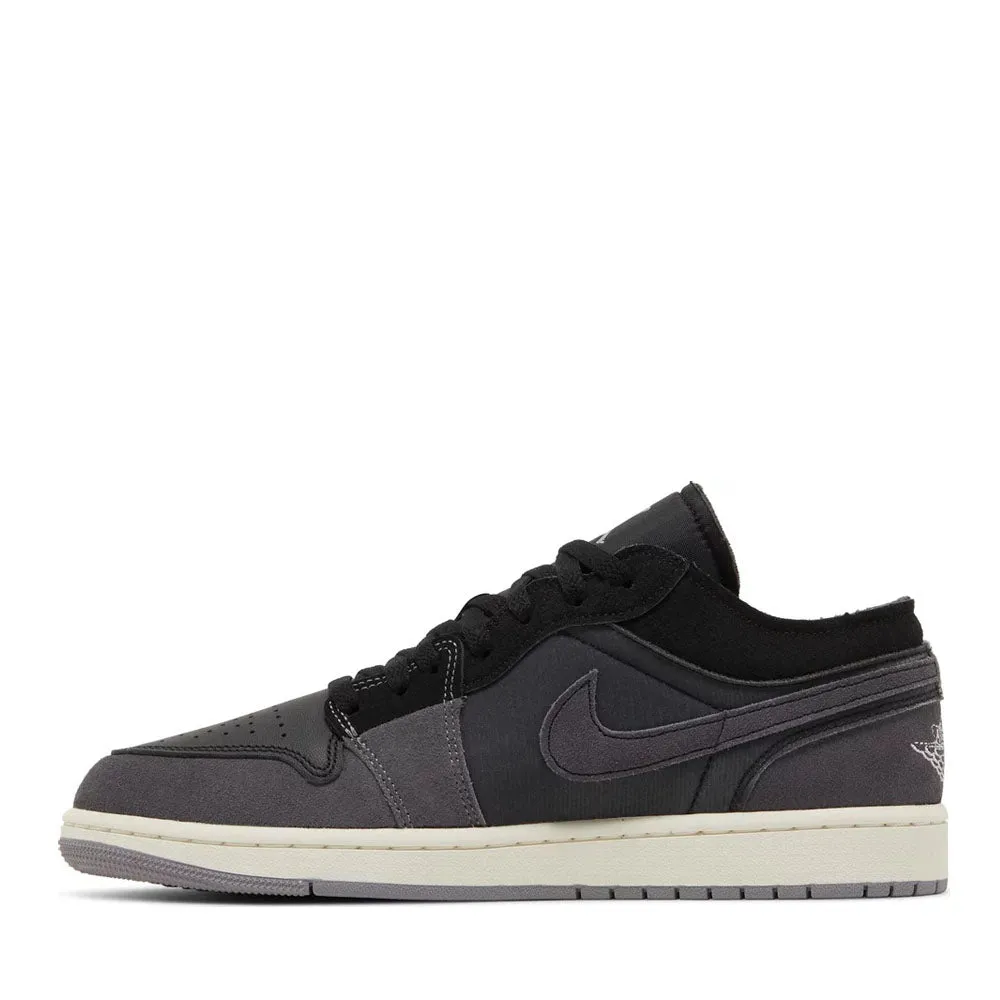 NIKE AIR JORDAN1 LOW SE CRAFT INSIDE OUT PHANTOM BLACK