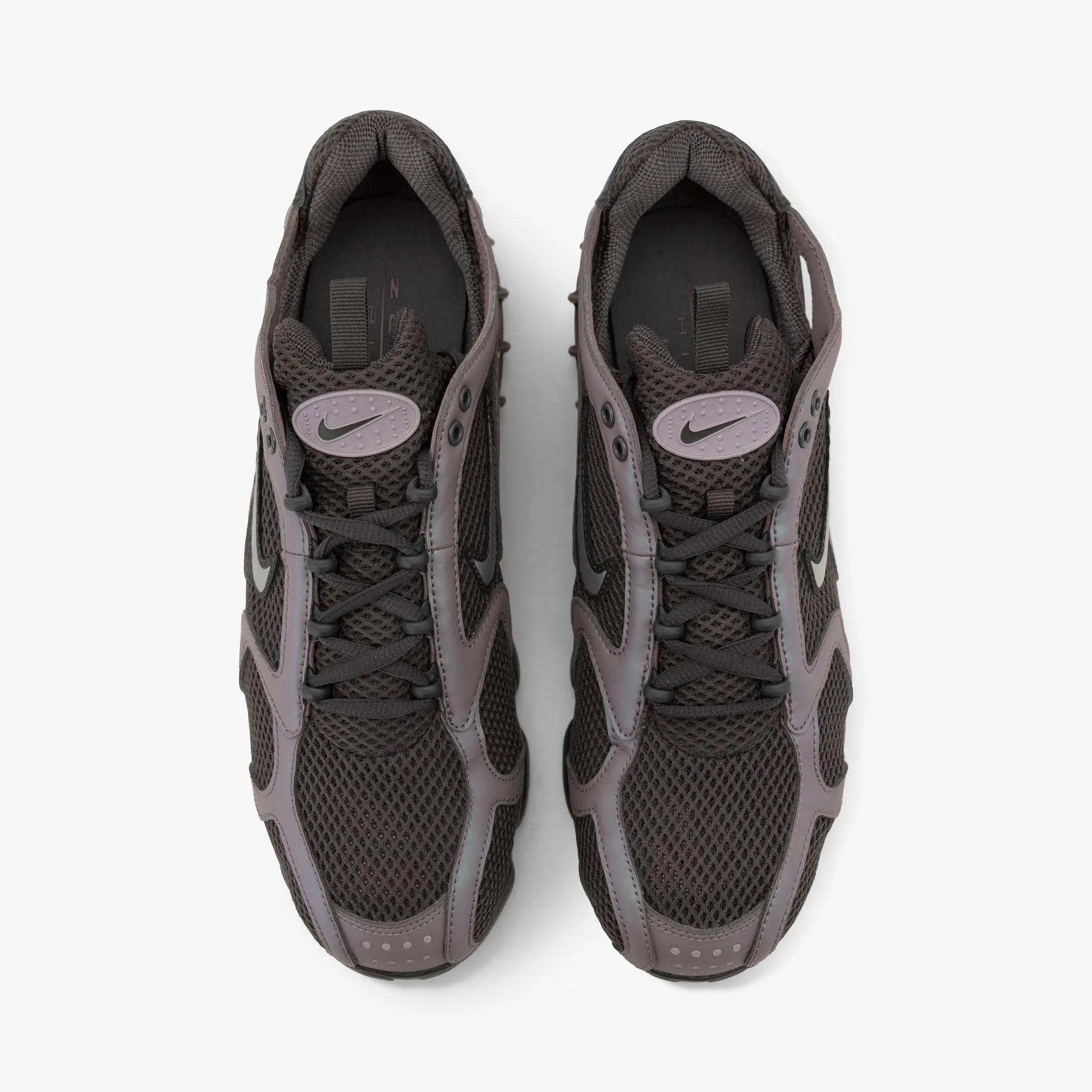 Nike Air Zoom Spiridon Cage 2 / Medium Ash / Metallic Silver - Taupe Grey