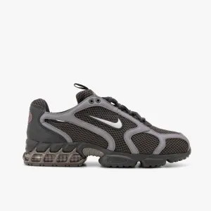 Nike Air Zoom Spiridon Cage 2 / Medium Ash / Metallic Silver - Taupe Grey