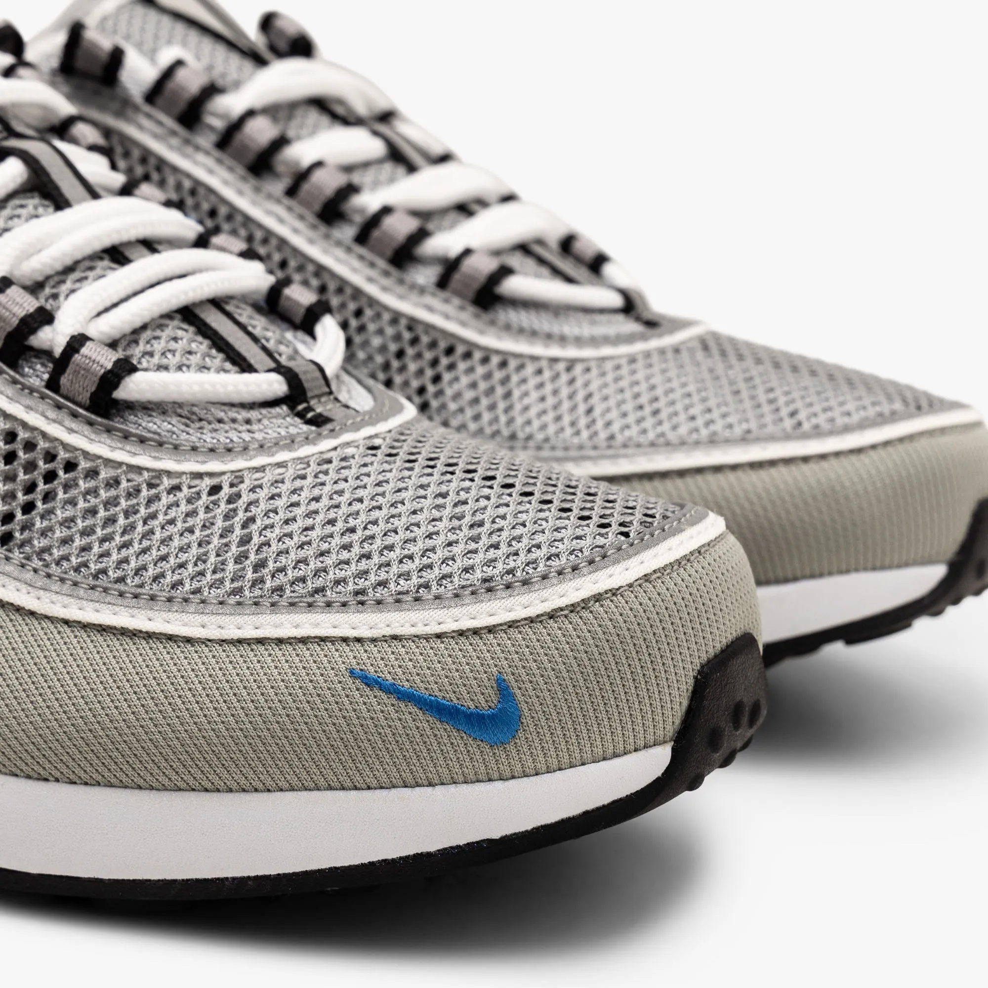 Nike Air Zoom Spiridon SP Metallic Silver / Signal Blue