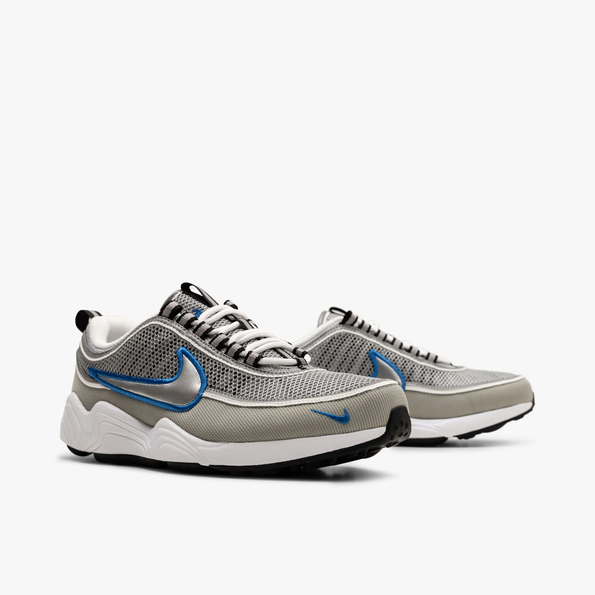 Nike Air Zoom Spiridon SP Metallic Silver / Signal Blue