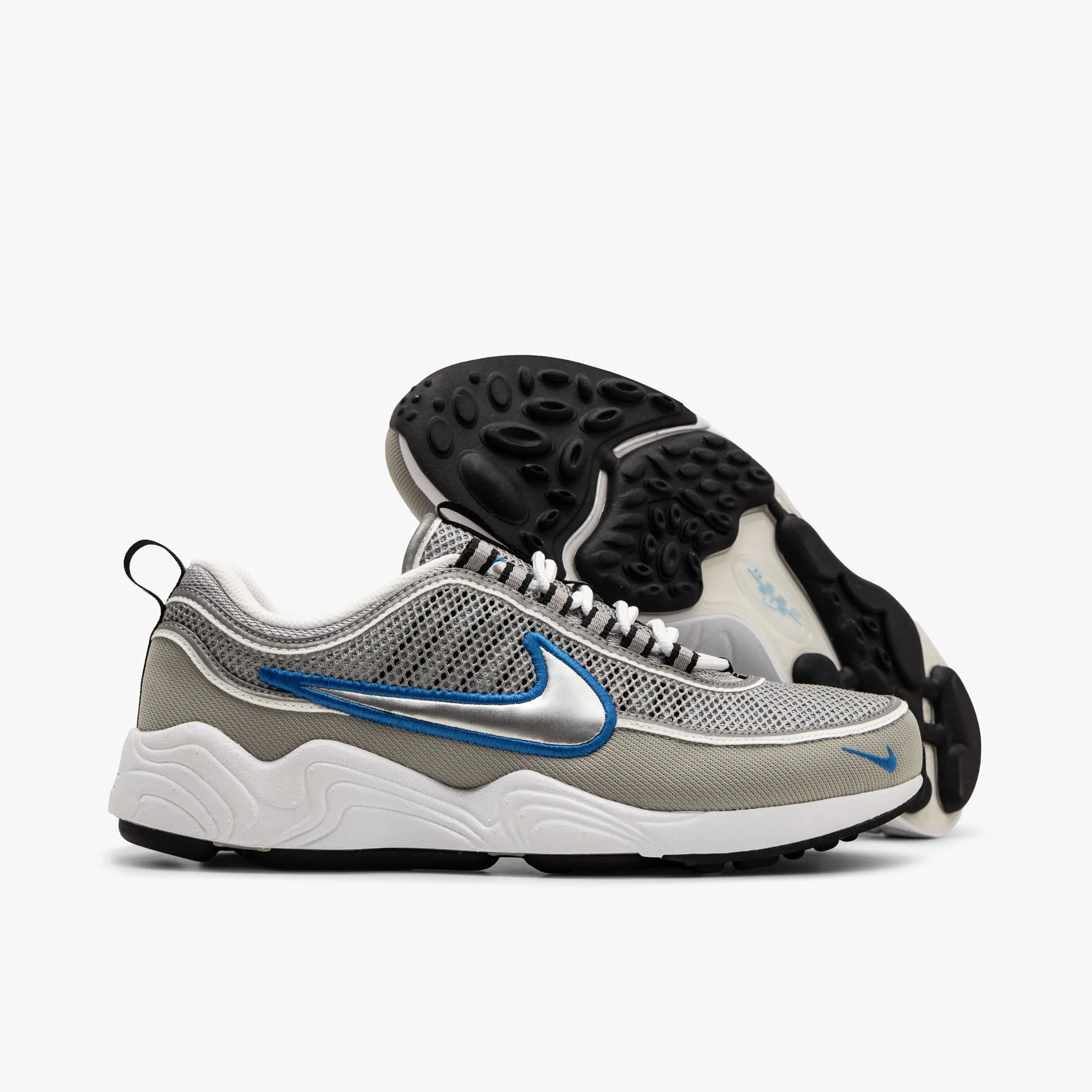 Nike Air Zoom Spiridon SP Metallic Silver / Signal Blue