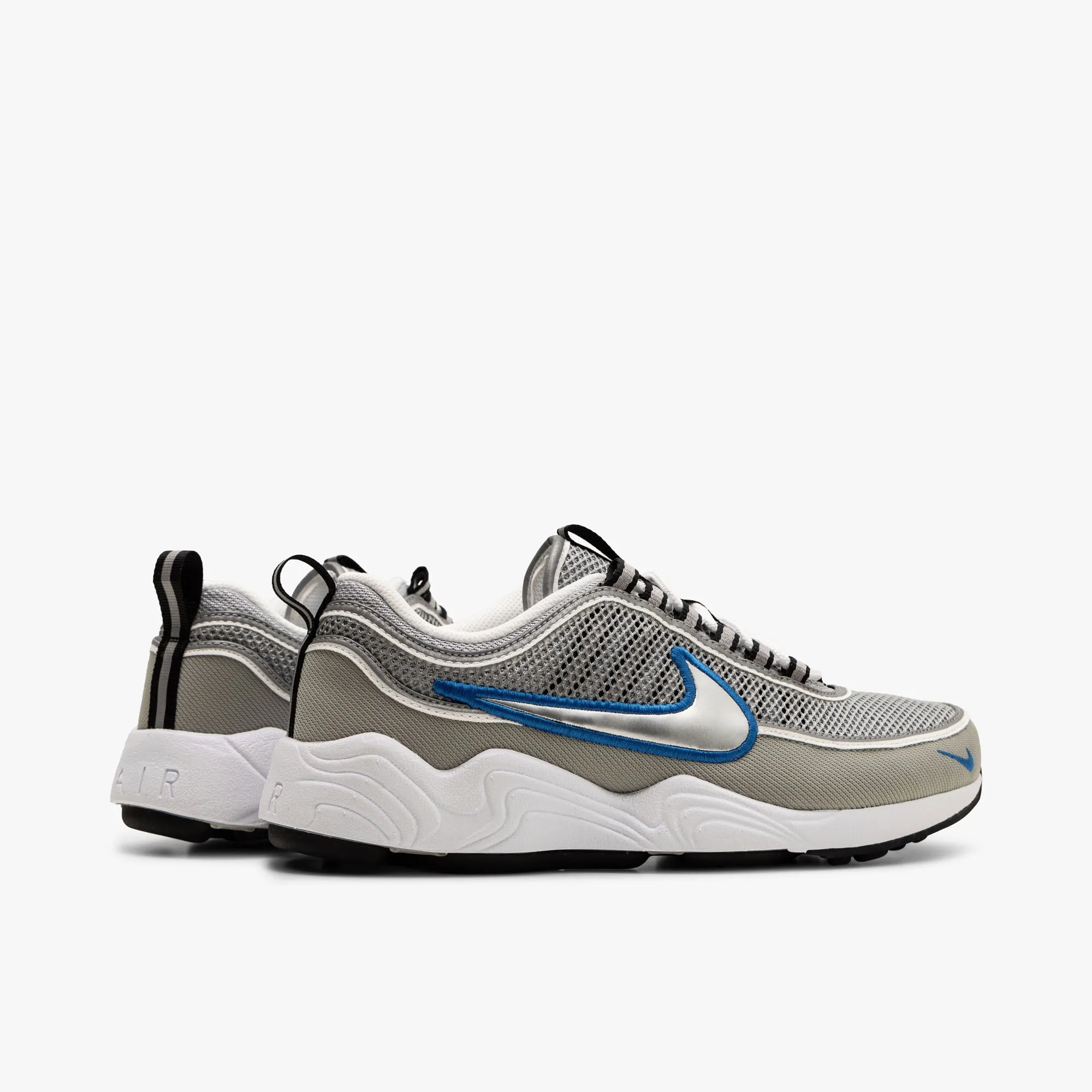 Nike Air Zoom Spiridon SP Metallic Silver / Signal Blue