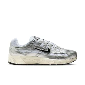 Nike P-6000 White/black-metallic Silver-flt Silver CD6404-105
