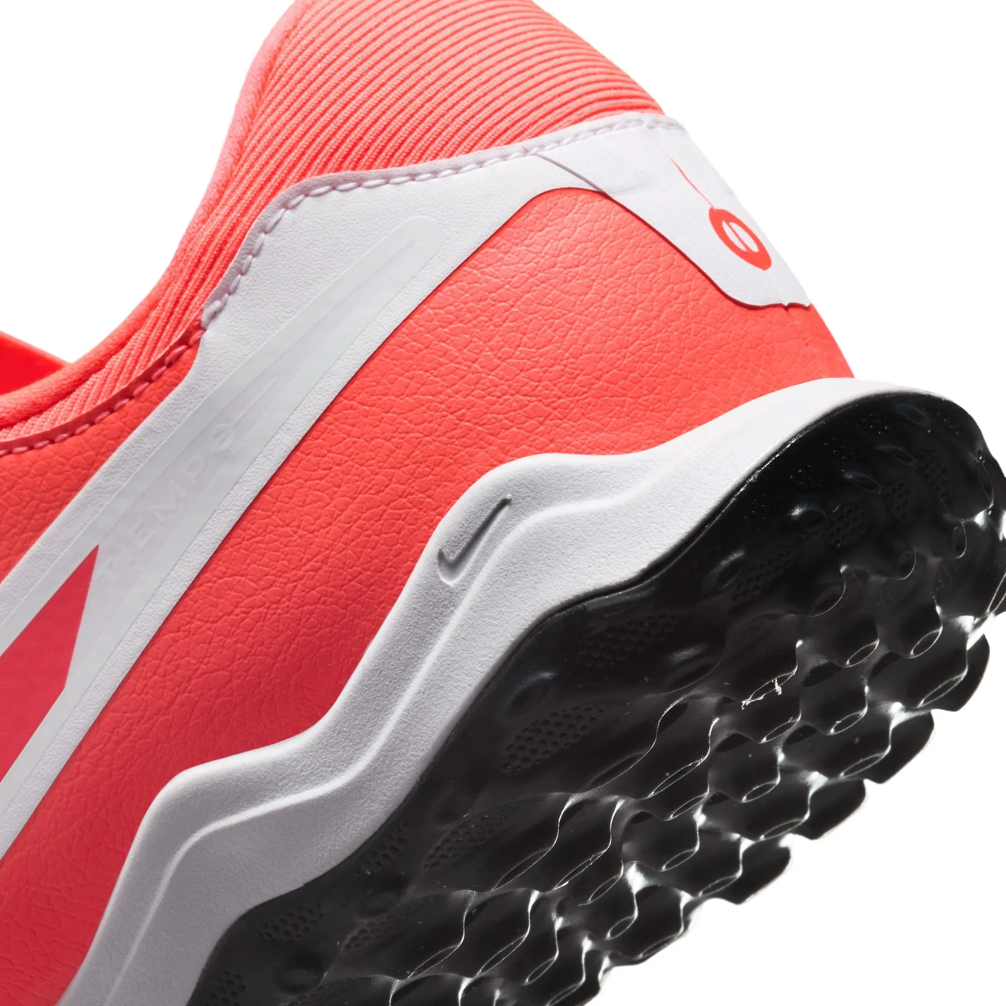 Nike Tiempo Legend 10 Academy TF Turf Soccer Shoes - Hot Lava/ White