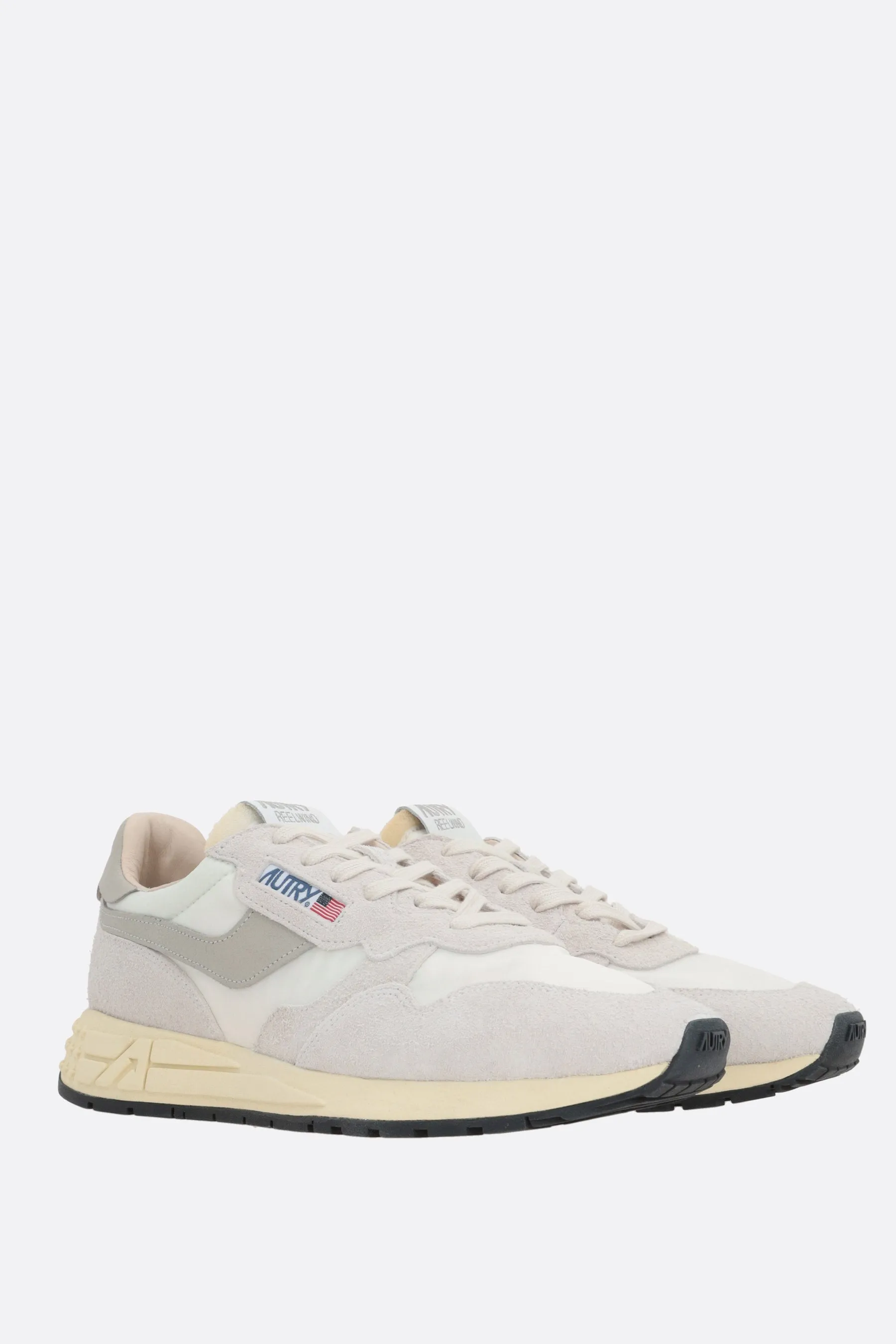 Reelwind sneakers in nylon and suede