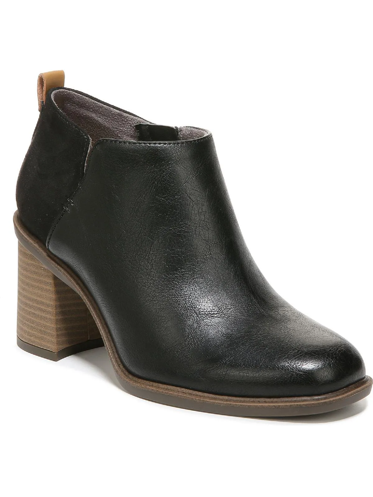 Roxanne Womens Faux Leather Ankle Booties