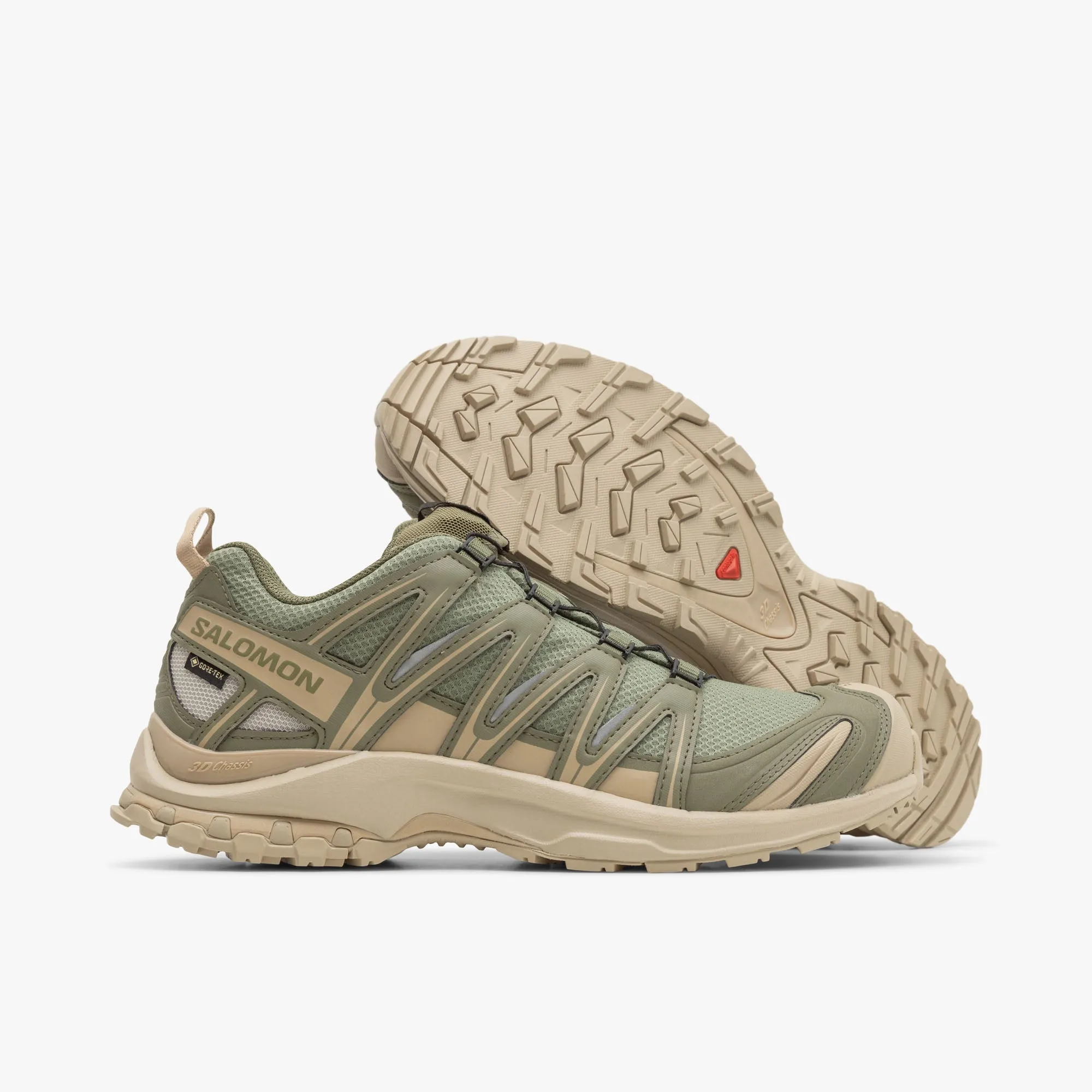 Salomon XA PRO 3D GORE-TEX Deep Lichen / White Pepper - Silver Cloud