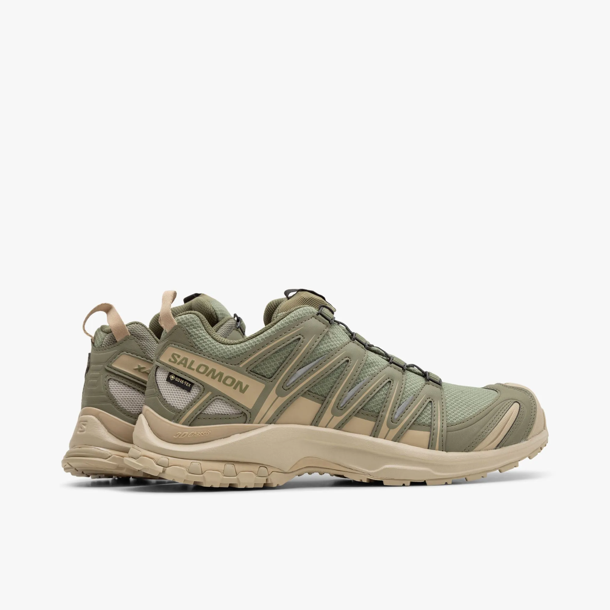 Salomon XA PRO 3D GORE-TEX Deep Lichen / White Pepper - Silver Cloud