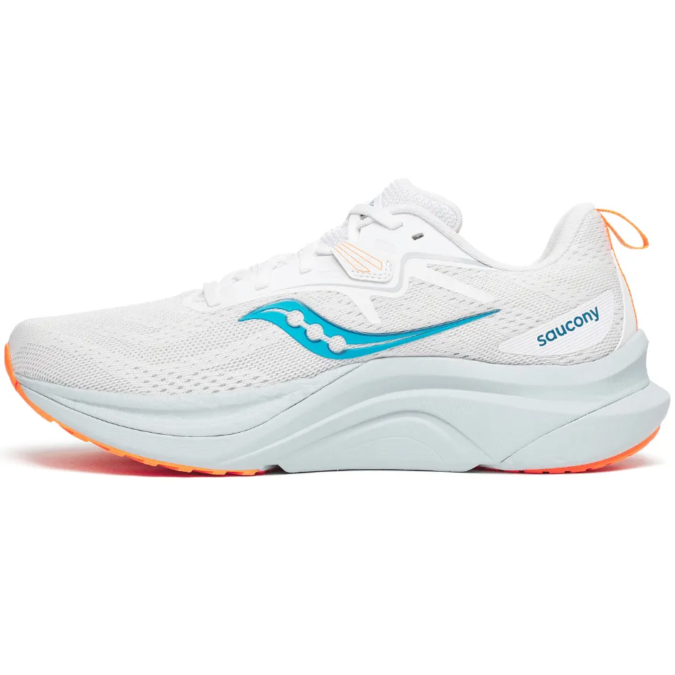 Saucony Men's Tempus 2 Running Shoes in White/Viziblue - Online Exclusive