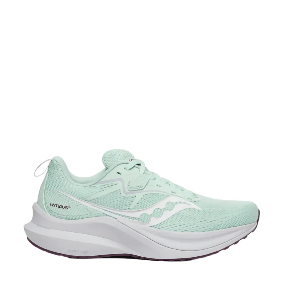 Saucony Women's Tempus 2 Running Shoes in Jade/Eggplant - Online Exclusive