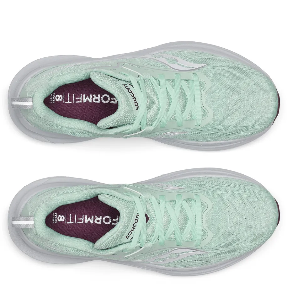 Saucony Women's Tempus 2 Running Shoes in Jade/Eggplant - Online Exclusive