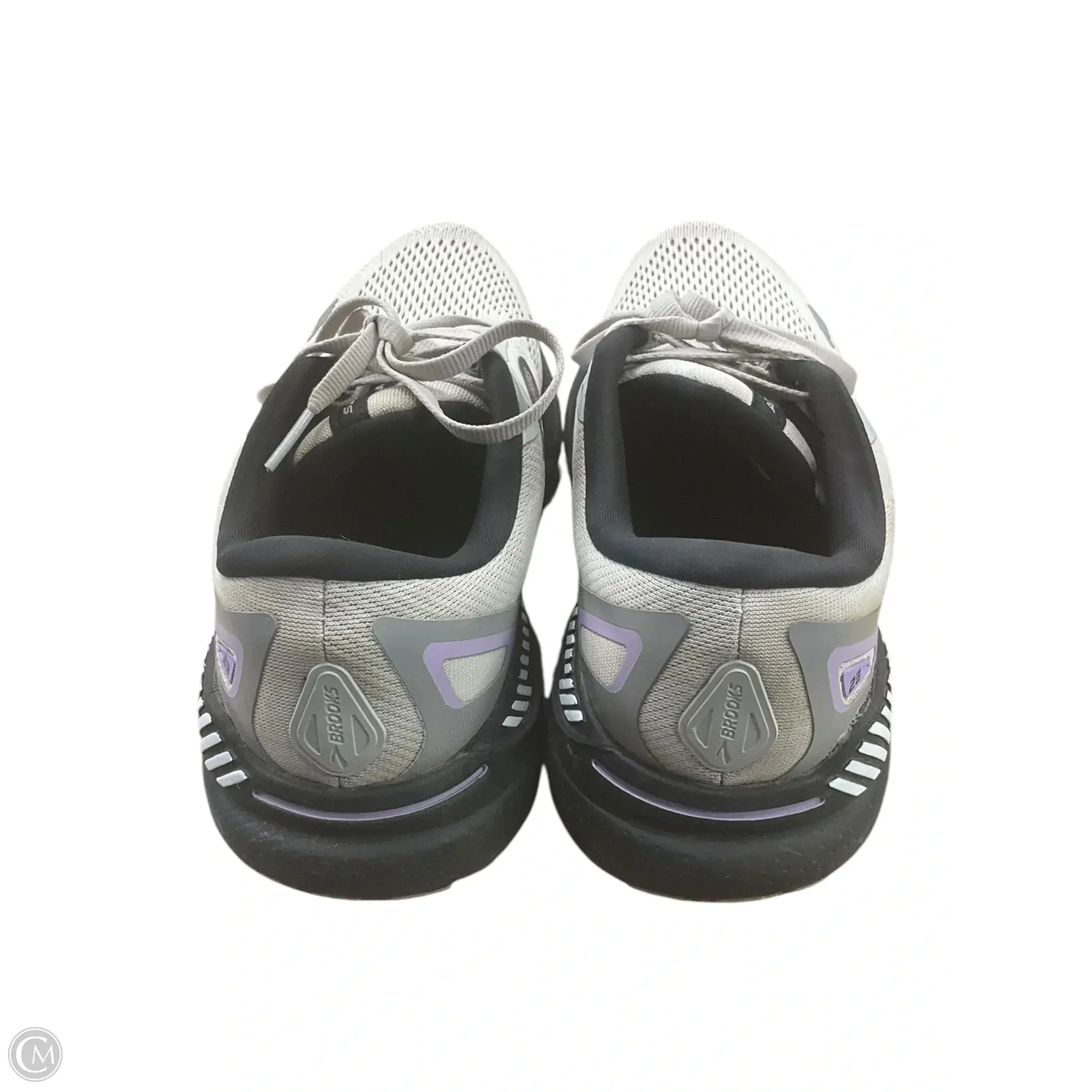 Shoes Athletic By Brooks In Grey & Purple, Size: 10