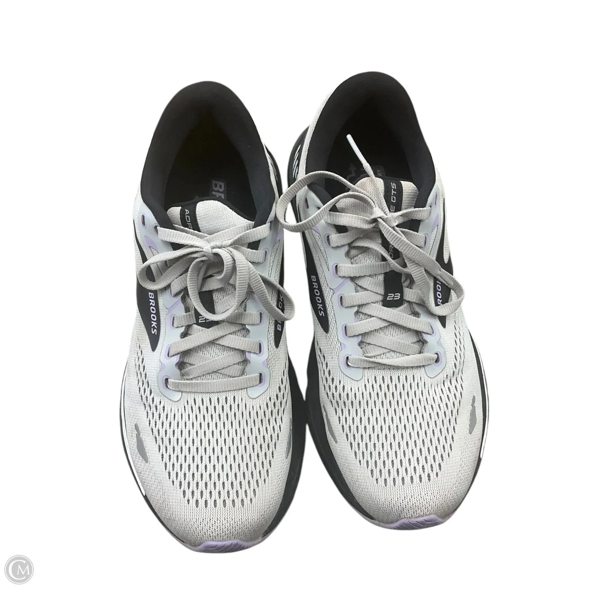 Shoes Athletic By Brooks In Grey & Purple, Size: 10