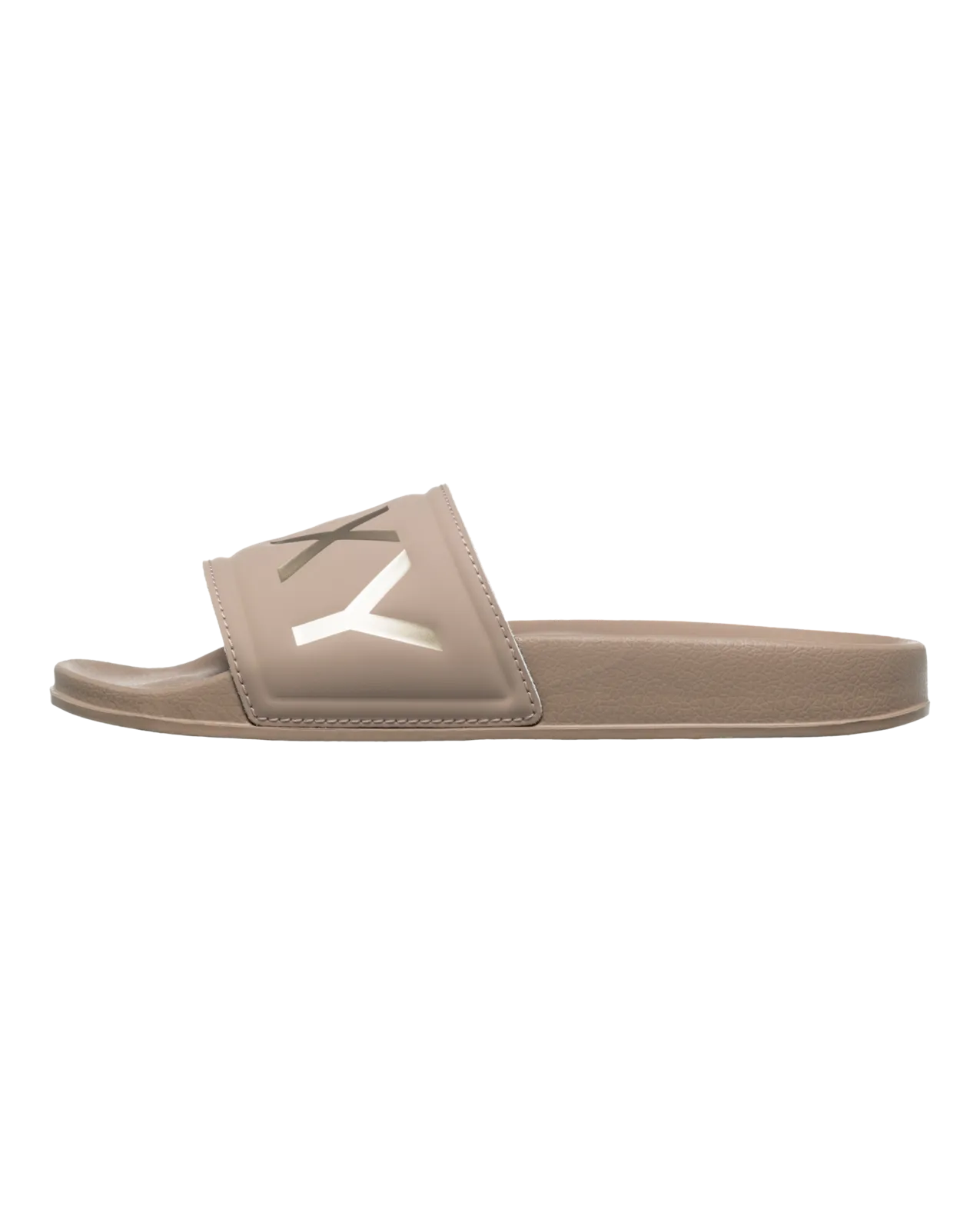 Slippy II Sliders in Taupe
