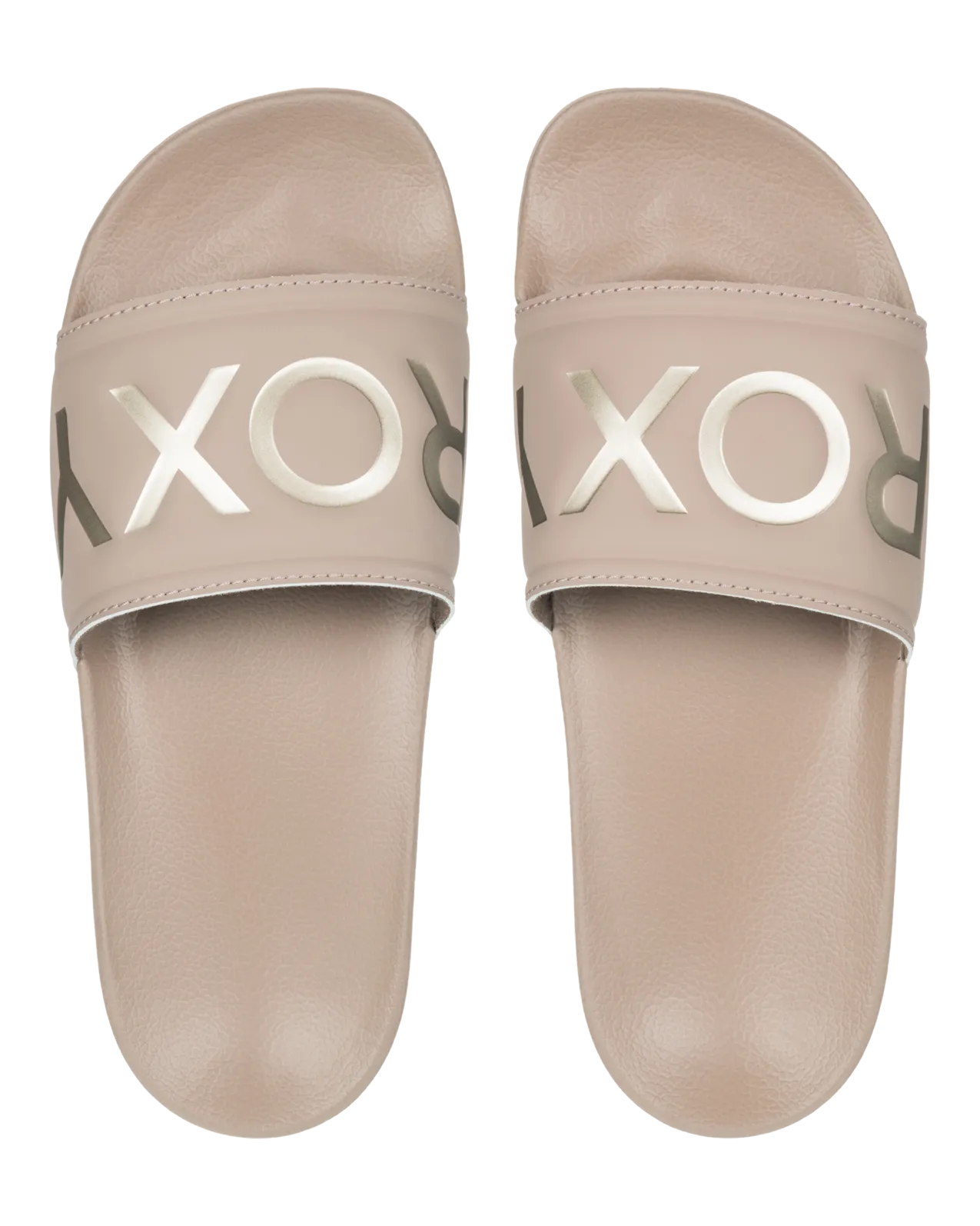 Slippy II Sliders in Taupe
