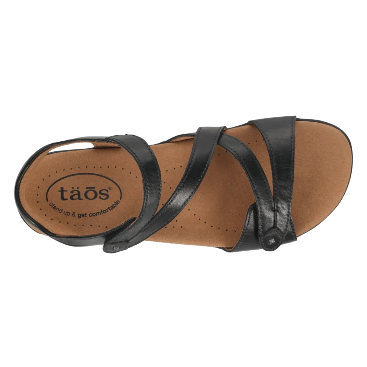 Taos Women's Big Time Black Leather