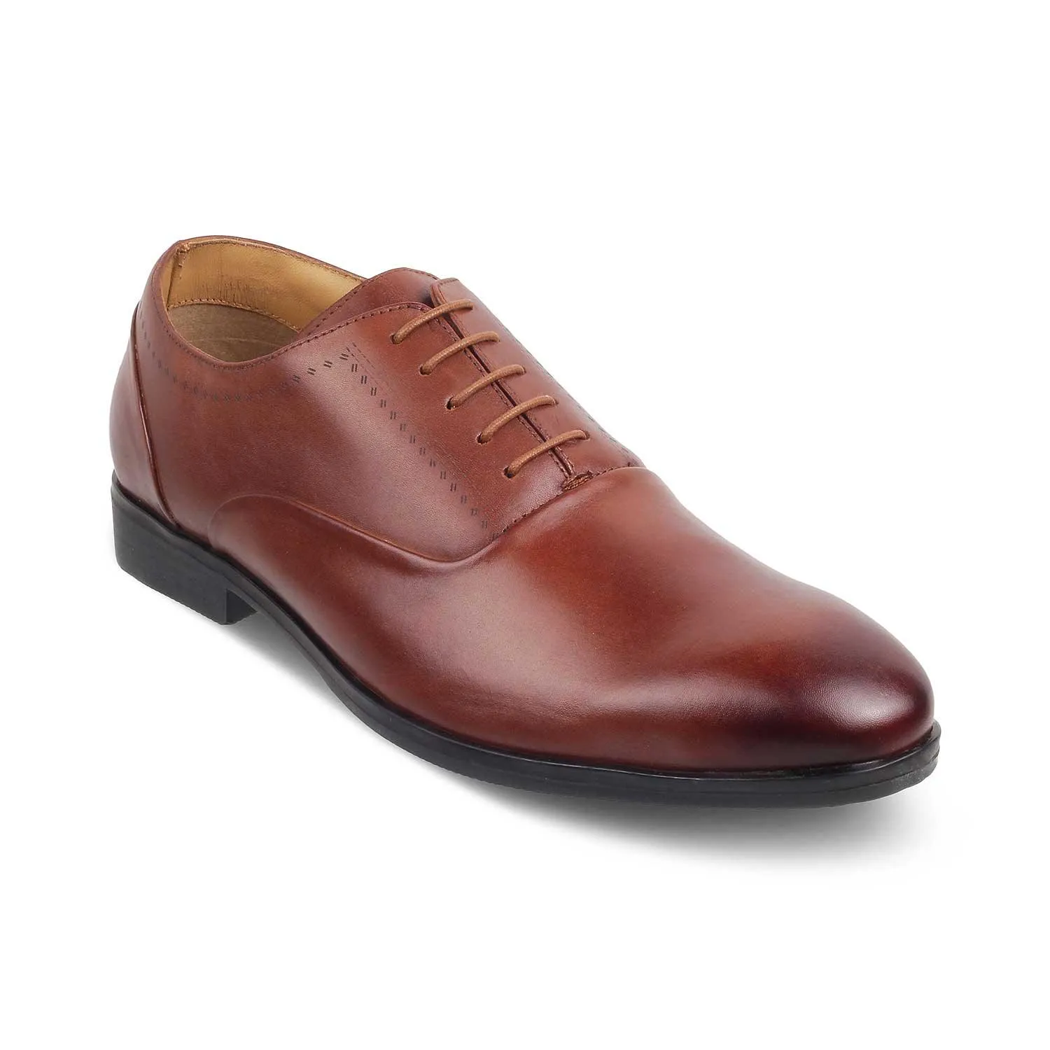 The Aford Tan Men's Leather Lace Ups Tresmode