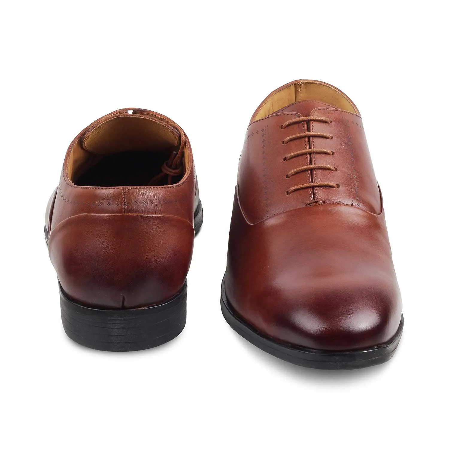 The Aford Tan Men's Leather Lace Ups Tresmode