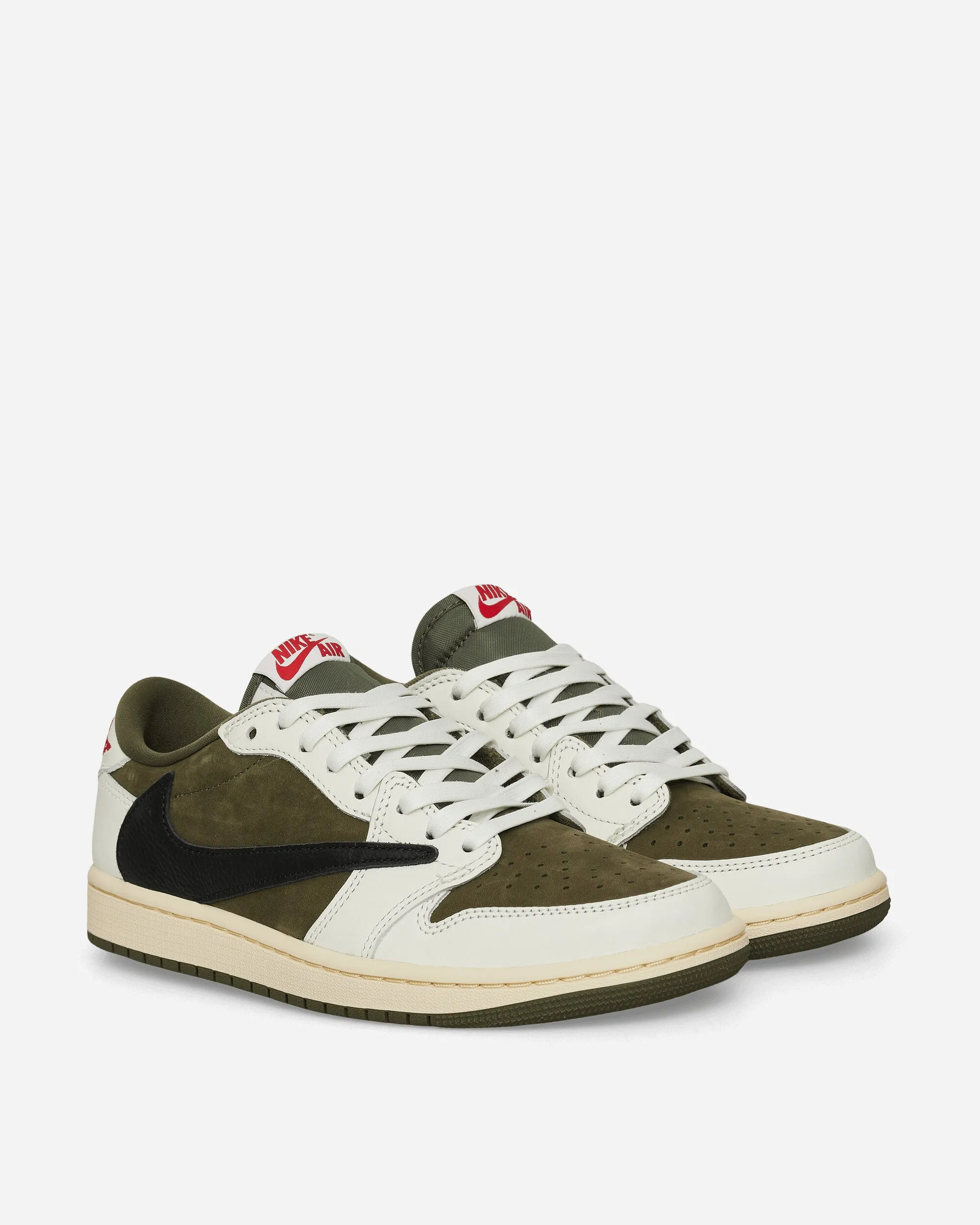 Travis Scott Air Jordan 1 Low Sneakers Medium Olive