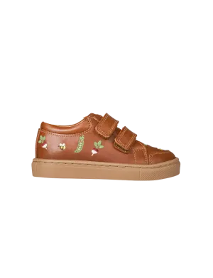 Veggie Low Sneakers - Cognac