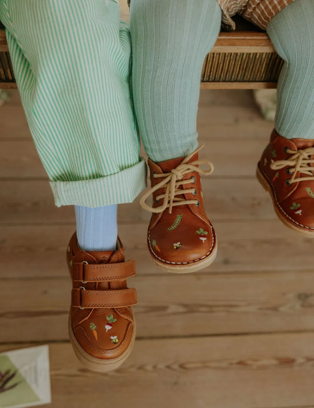 Veggie Low Sneakers - Cognac