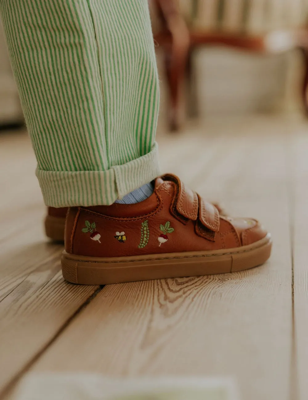 Veggie Low Sneakers - Cognac