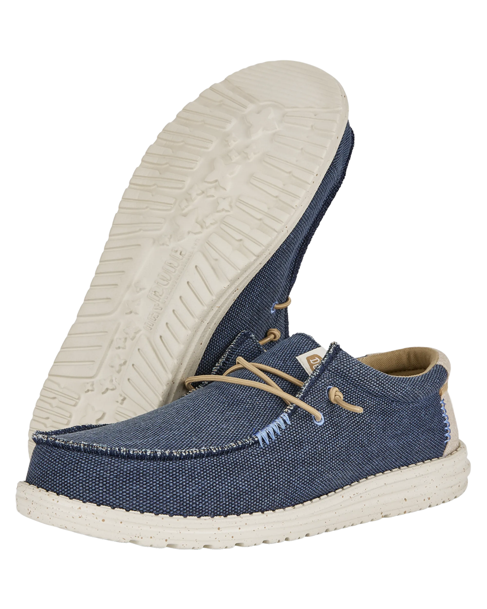 Wally Coastline Jute Shoes in Navy