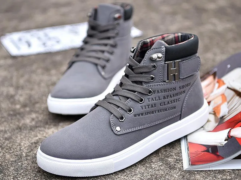 West Louis™ Hot High Top Fashion Warm Shoes
