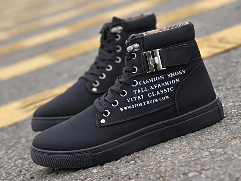 West Louis™ Hot High Top Fashion Warm Shoes