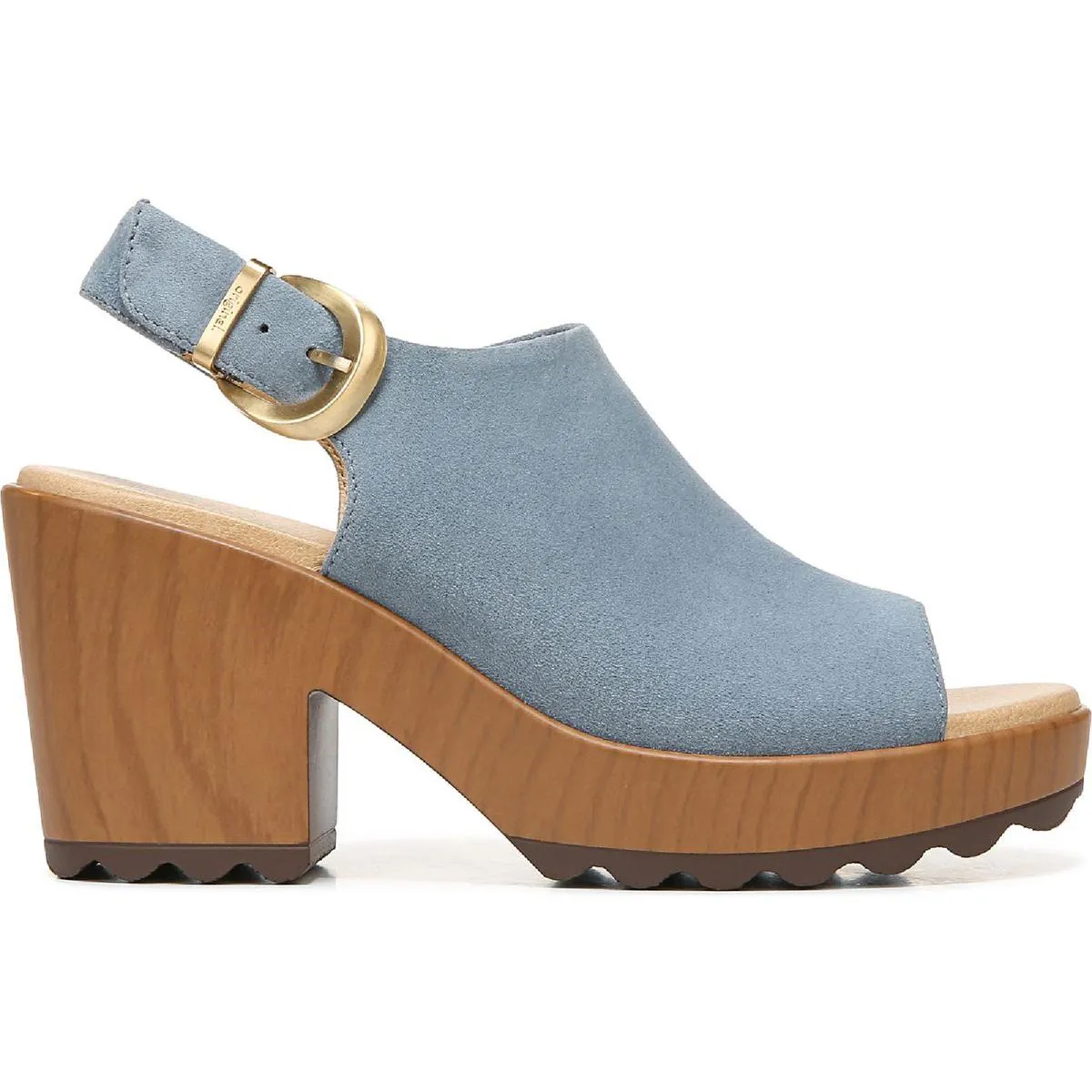 Wind Down Womens Cushioned Footbed Open Toe Clogs