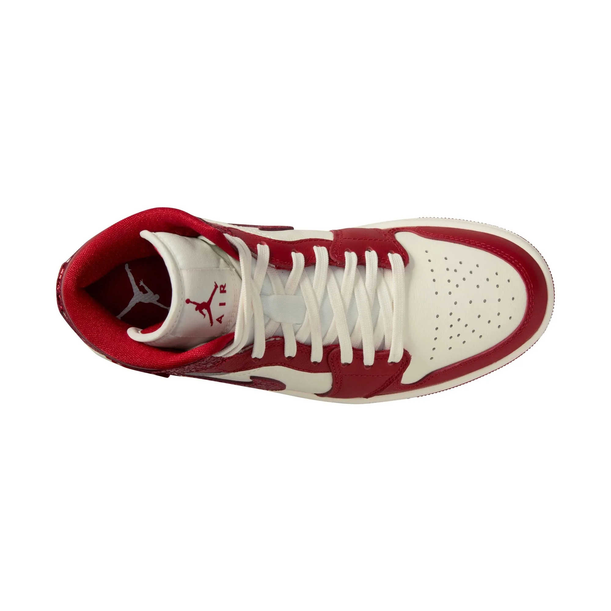 Women's Air Jordan 1 Mid SE Sail/varsity Red-team Red HJ9337-106