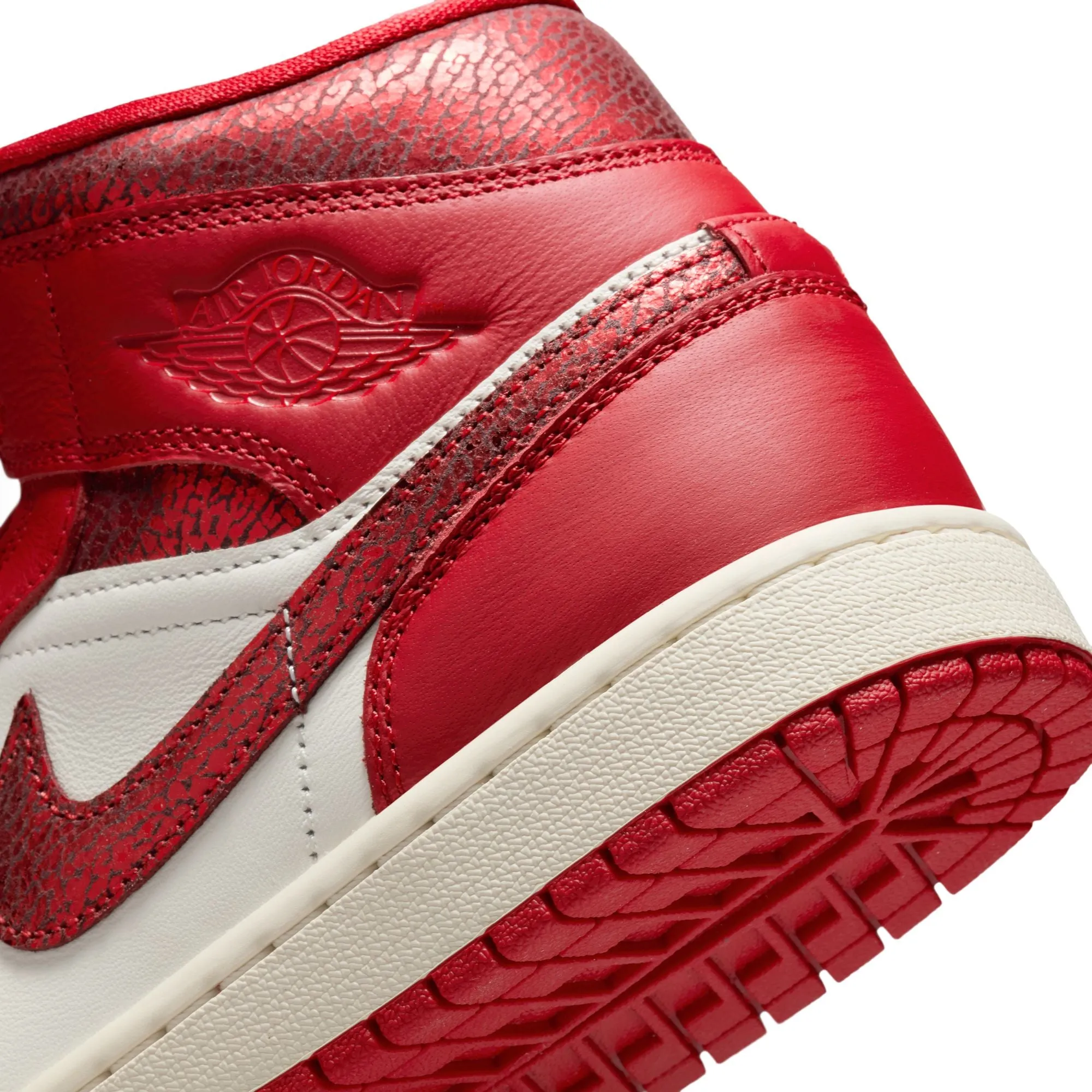 Women's Air Jordan 1 Mid SE Sail/varsity Red-team Red HJ9337-106