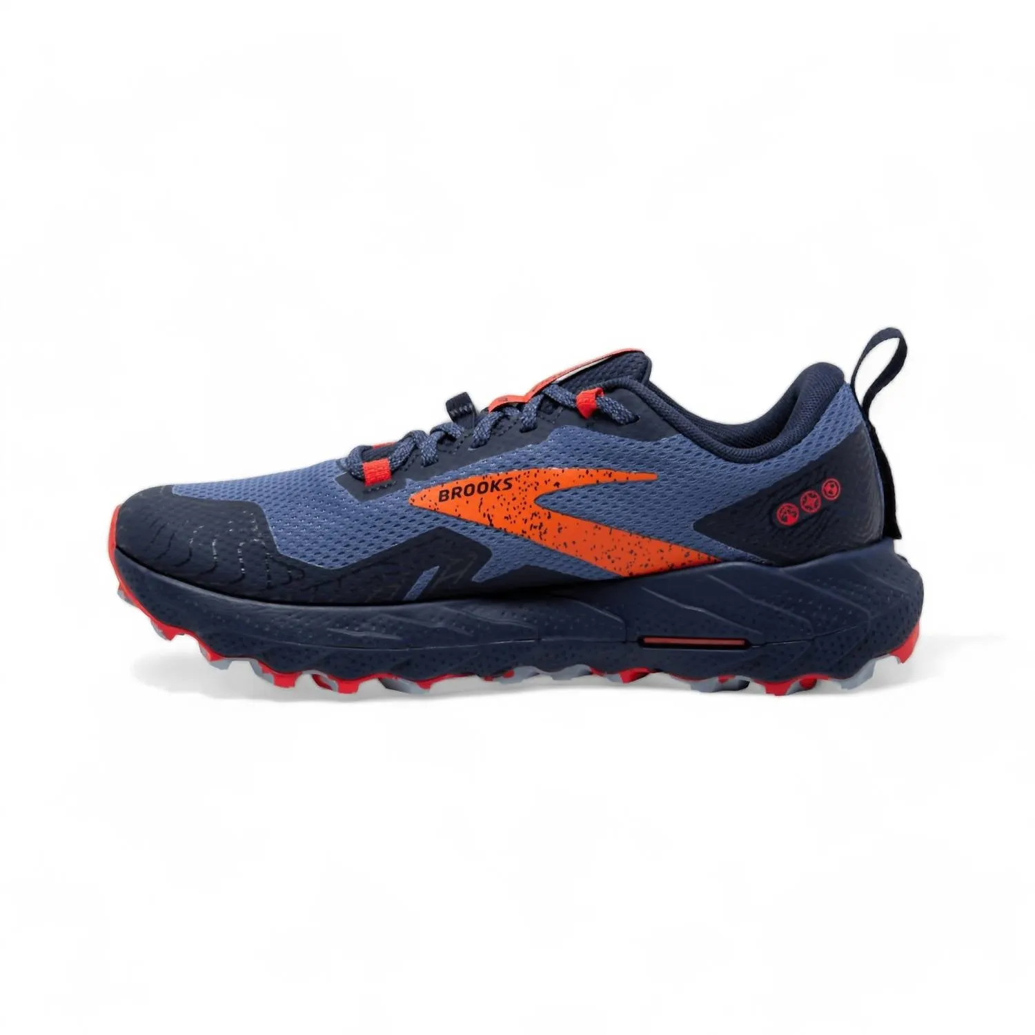 Womens Cascadia 17 Gtx Running Shoes In Navy/bittersweet/peacoat