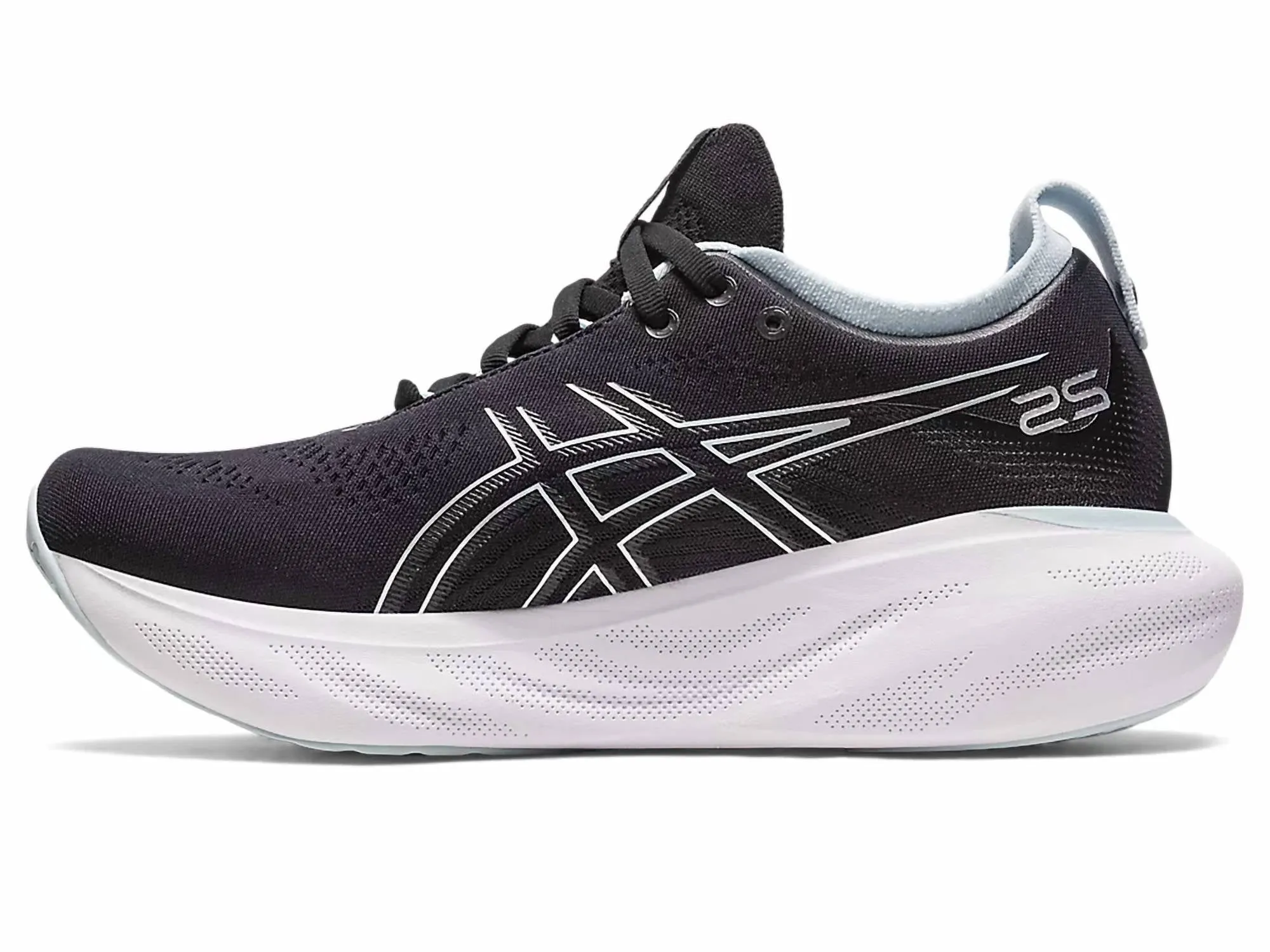 Women’S Gel-Nimbus 25 Running Shoes In Black/reborn Blue