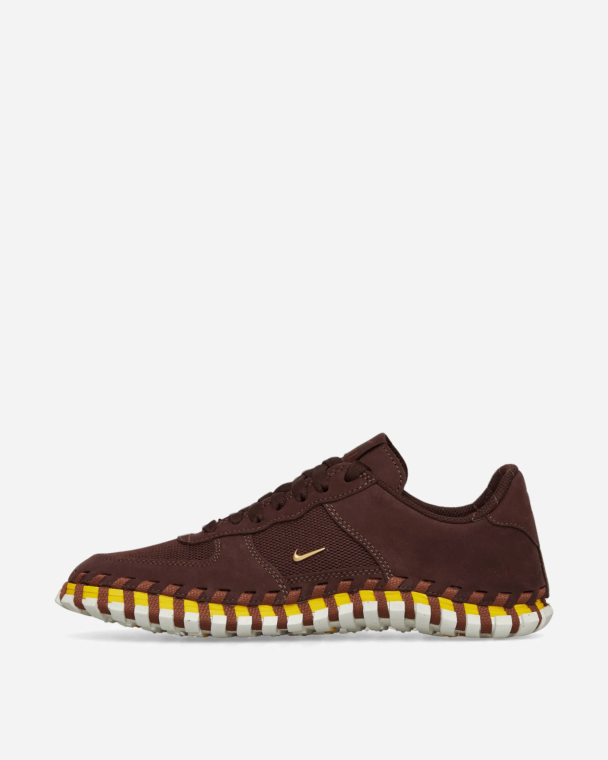 Women's JACQUEMUS J Force 1 Low LX Sneakers Earth / Metallic Gold